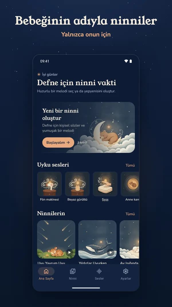 Uygulamanın ana sayfası